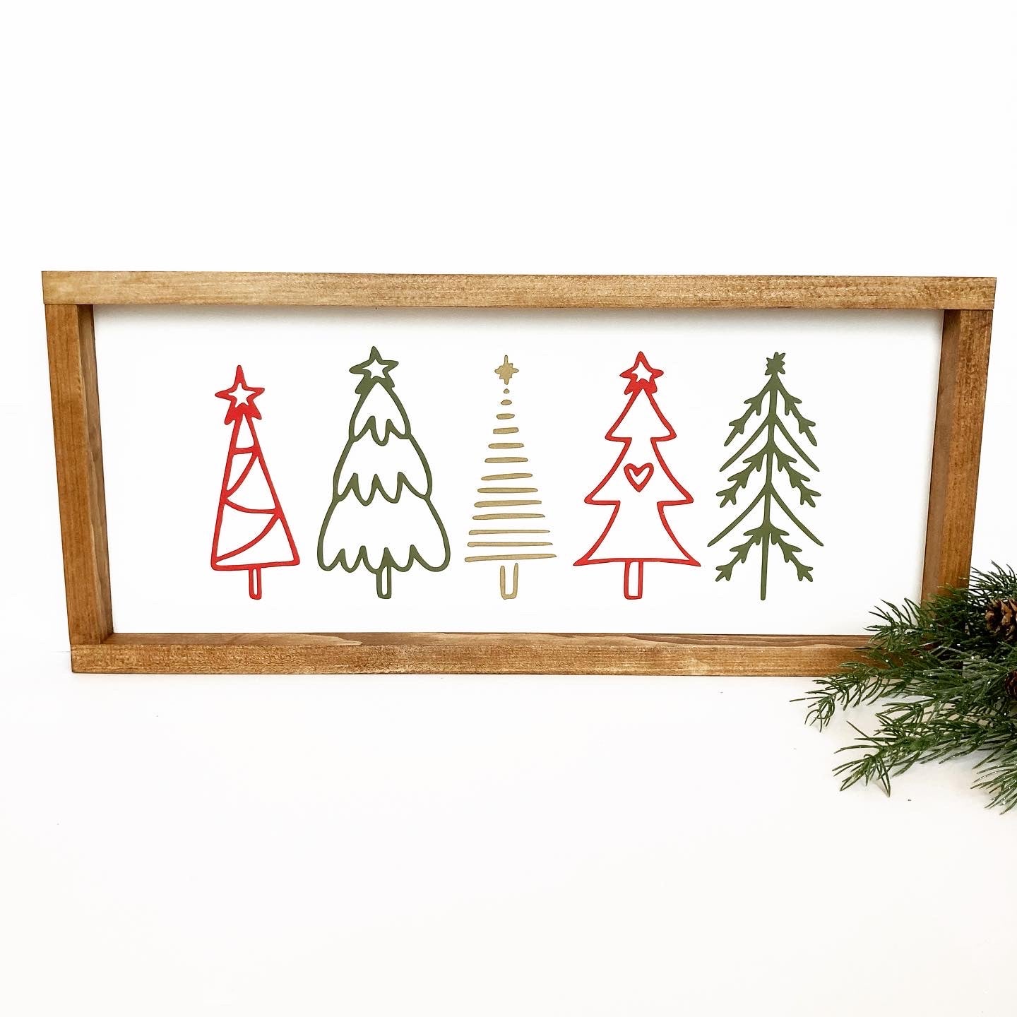 Cute Christmas Tree Sign