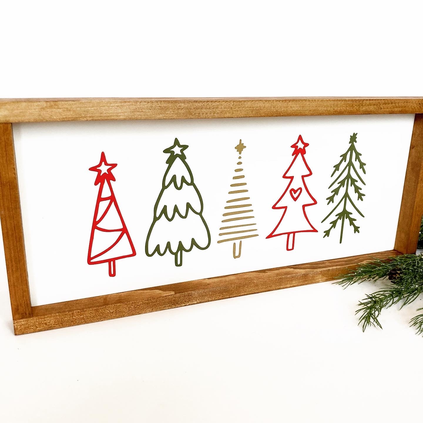 Cute Christmas Tree Sign