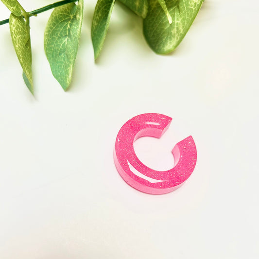 Resin Letter Magnet - C