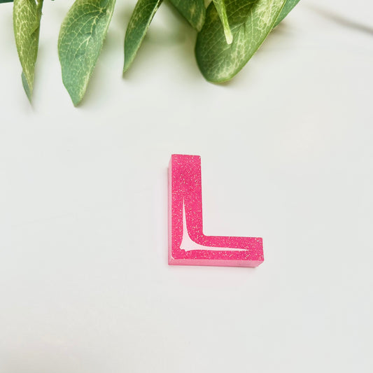 Resin Letter Magnet - L