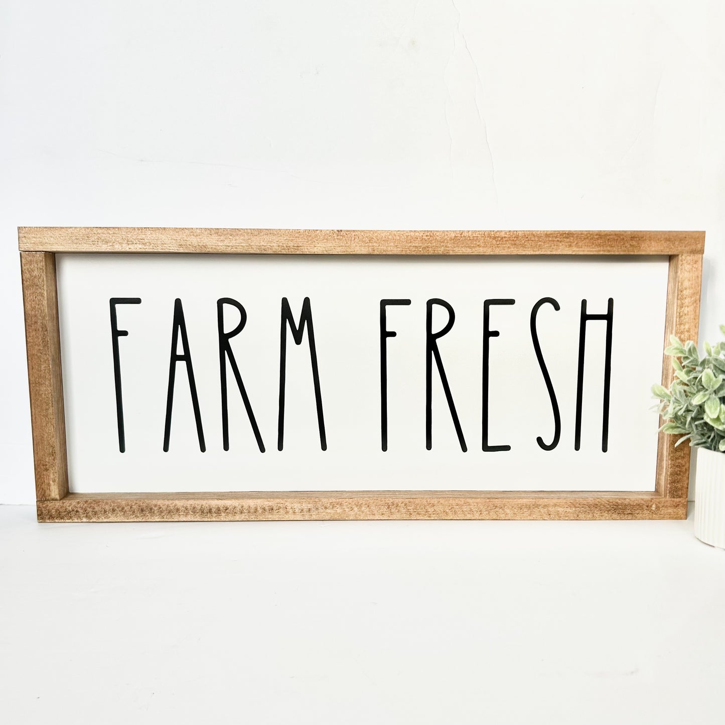 Farm Fresh Kitchen Wood Sign