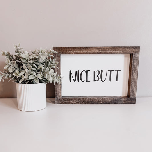 Nice Butt Bathroom Shelf Sitter
