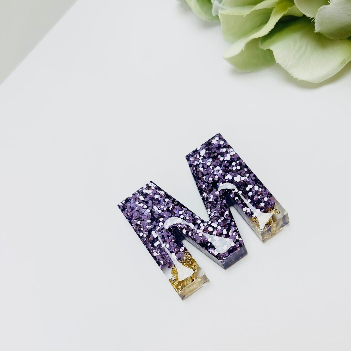 Resin Letter Magnet - M