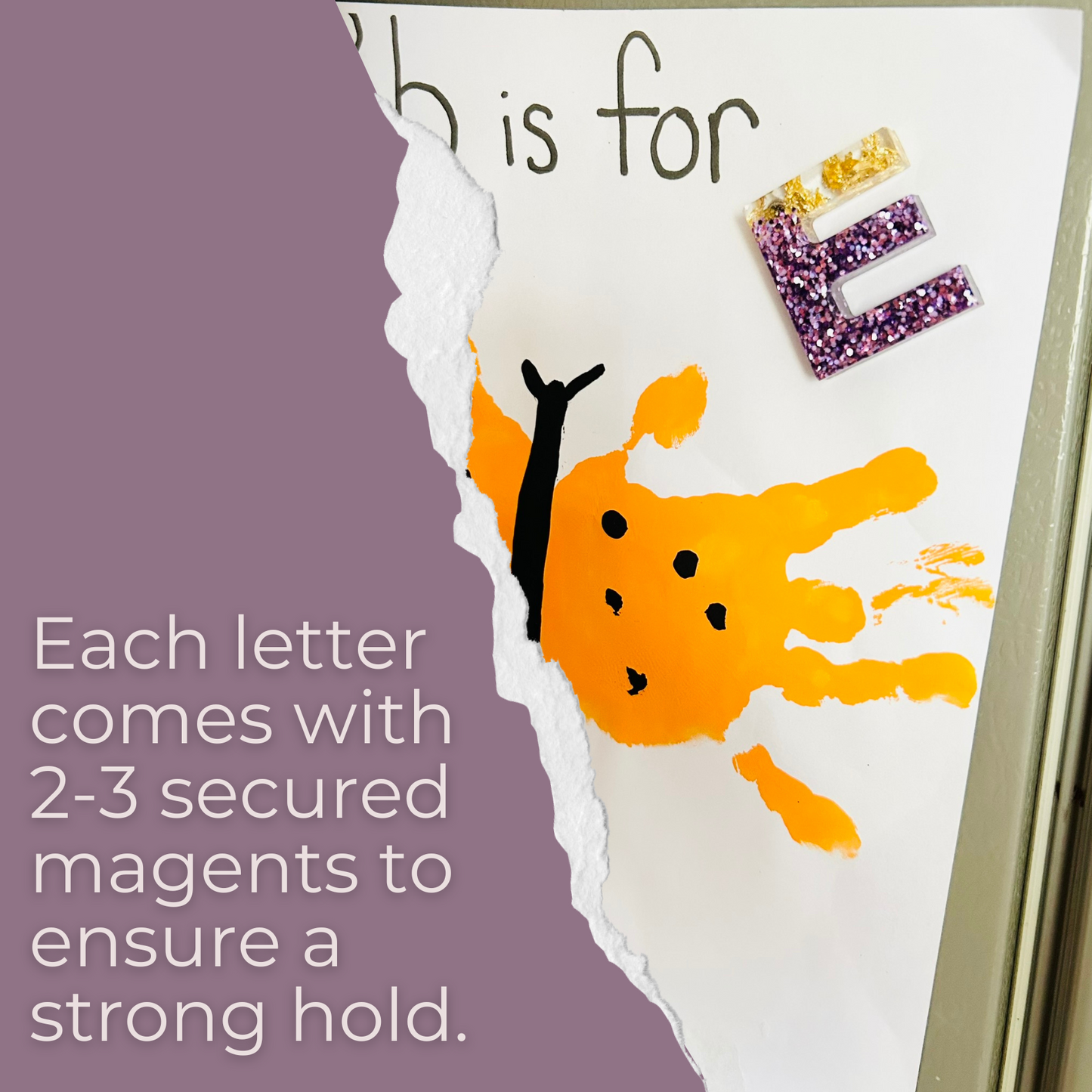 Resin Letter Magnet - C