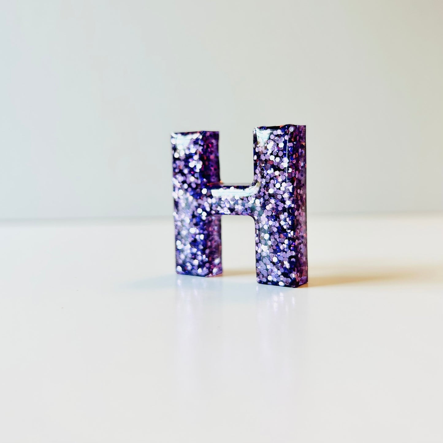 Resin Letter Magnet - H