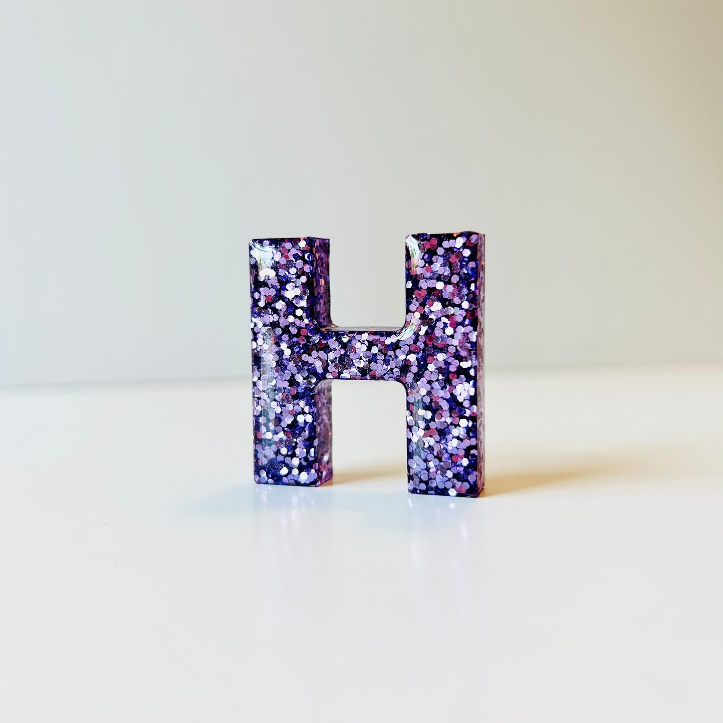 Resin Letter Magnet - H