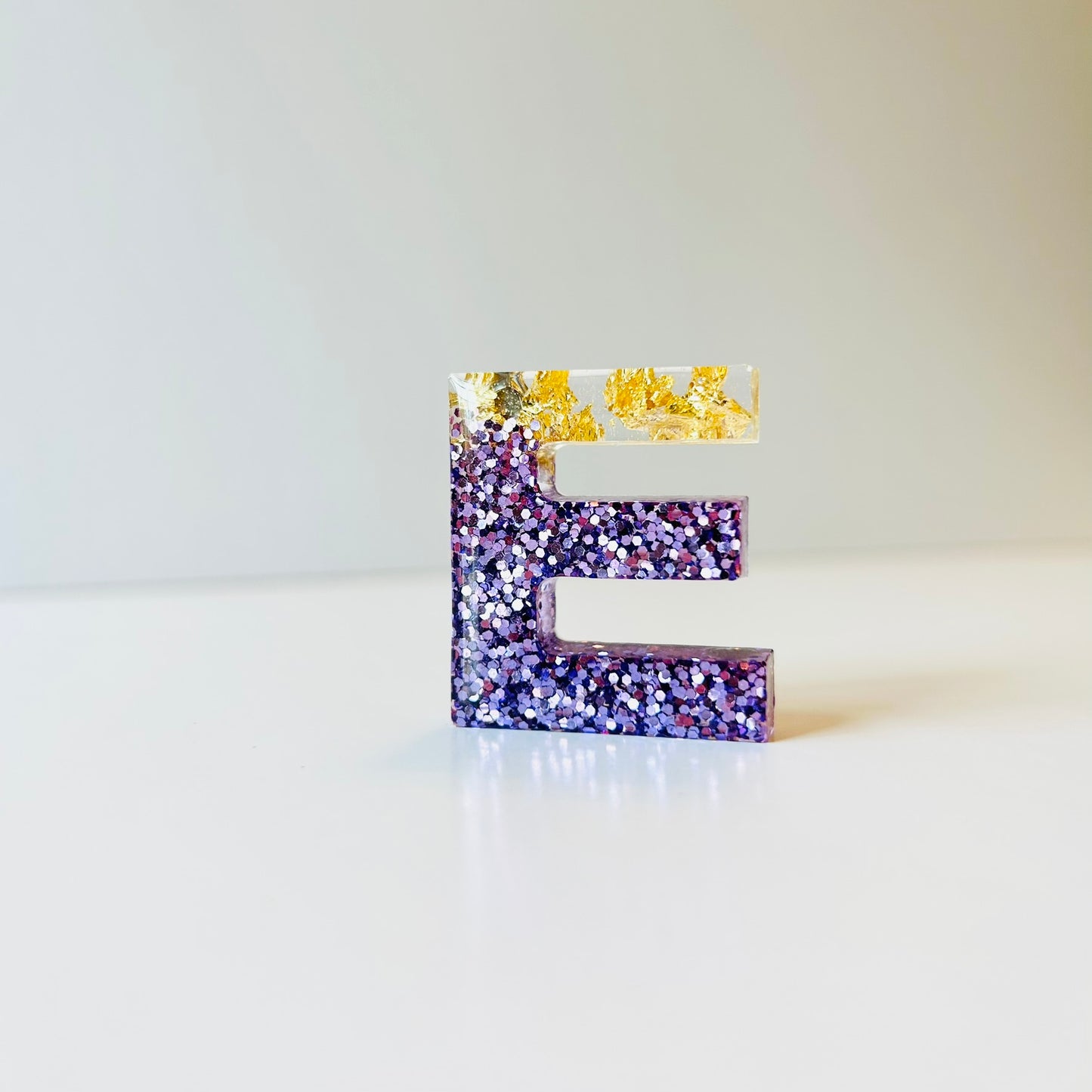 Resin Letter Magnet - E