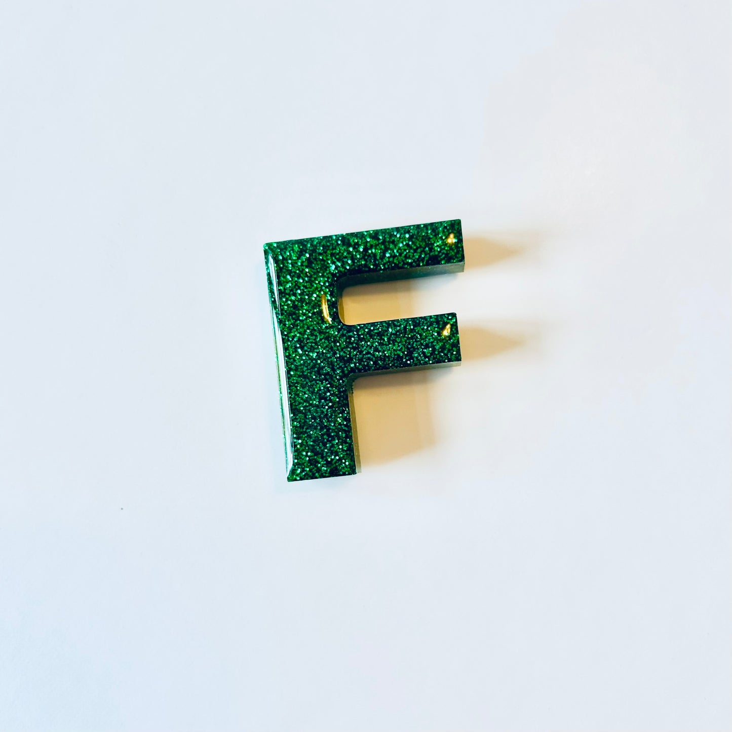 Resin Letter Magnet - F