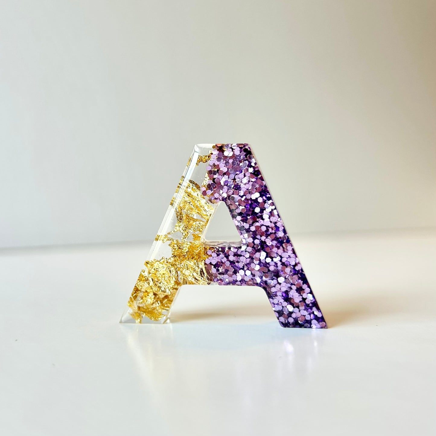 Resin Letter Magnet - A