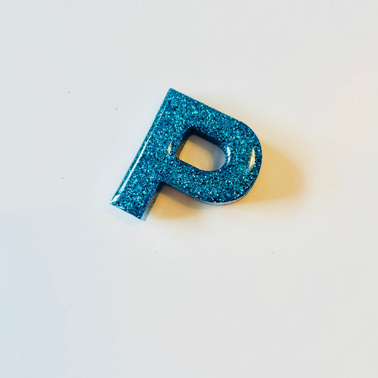 Resin Letter Magnet - P