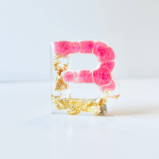 Resin Letter Magnet - B