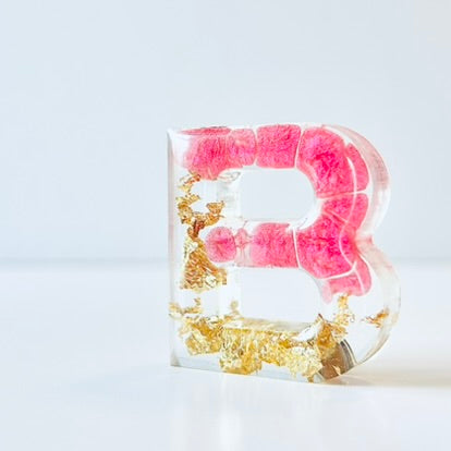 Resin Letter Magnet - B