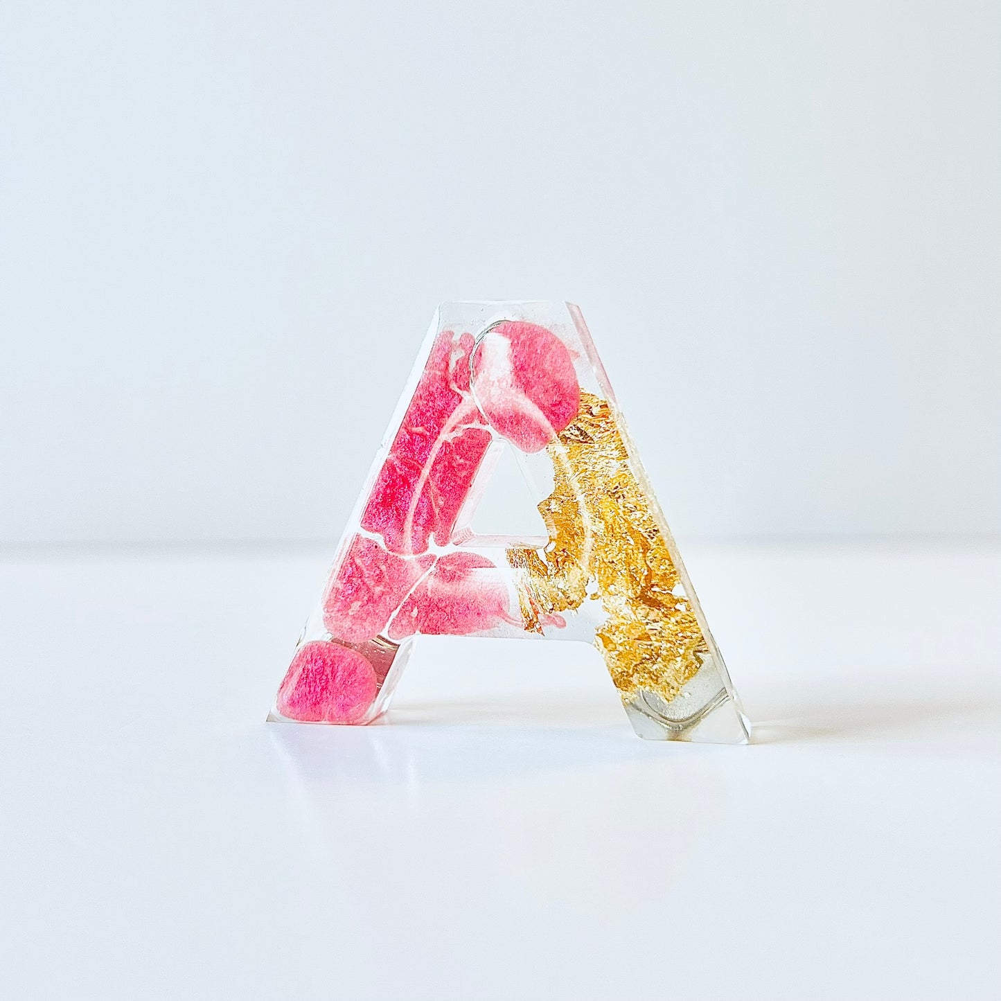 Resin Letter Magnet - A