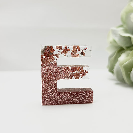 Resin Letter Magnet - E