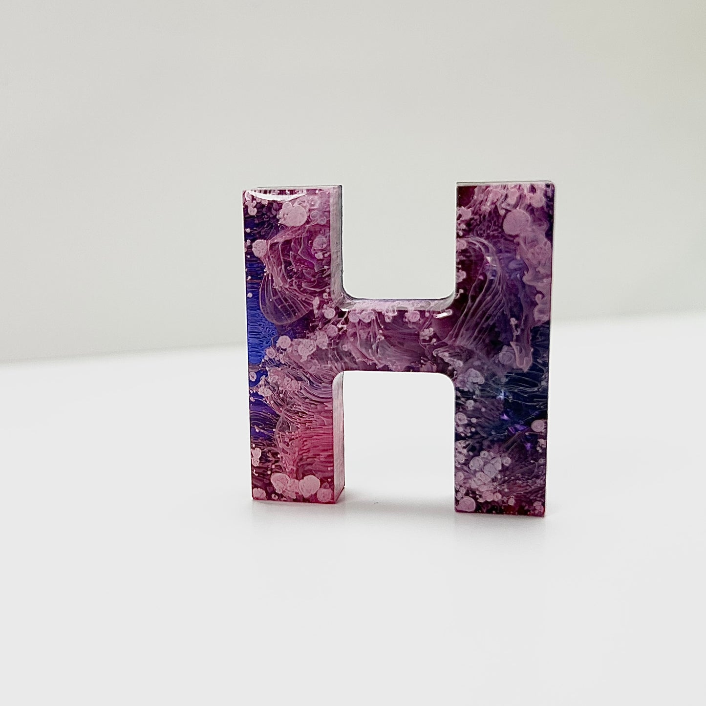 Resin Letter Magnet - H