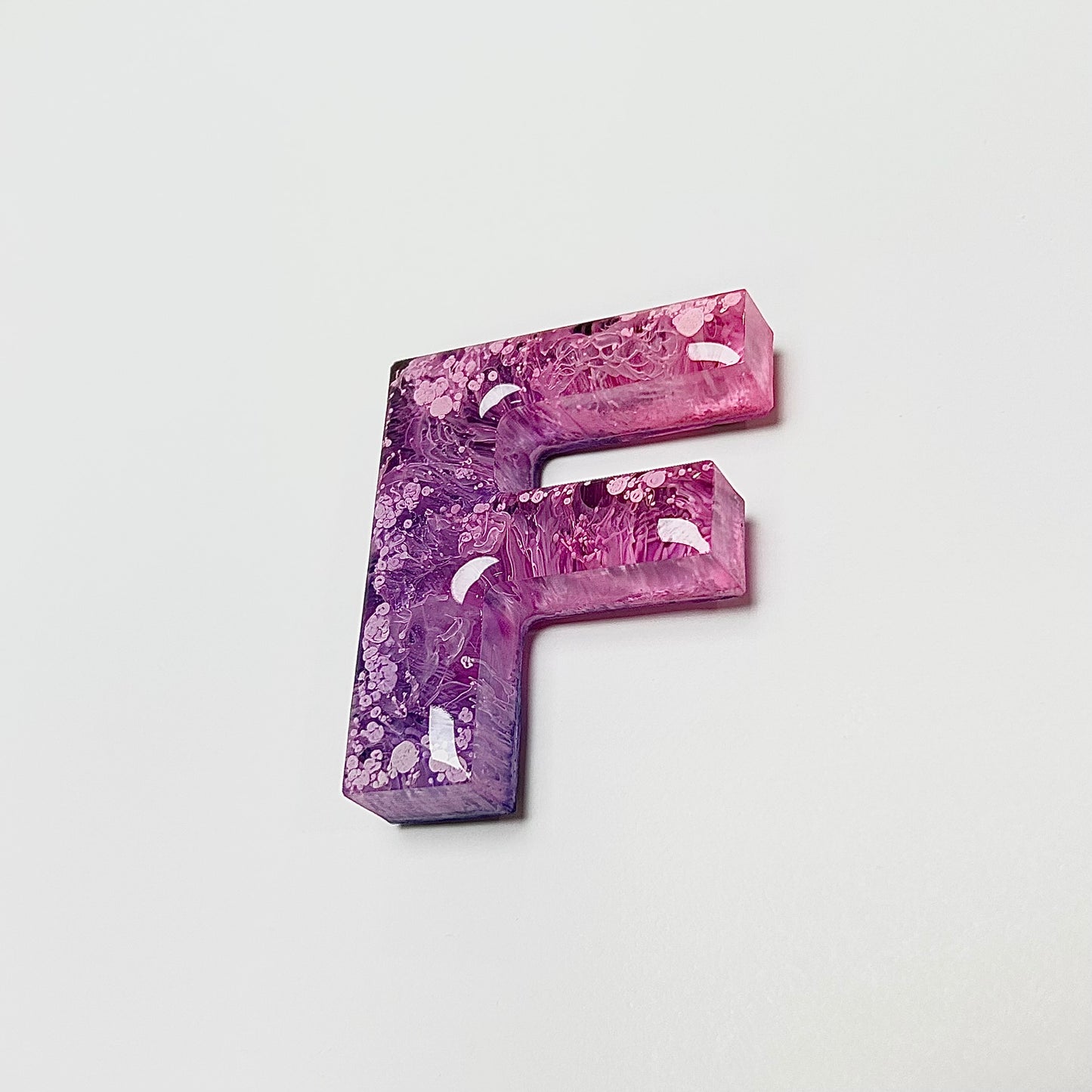 Resin Letter Magnet - F