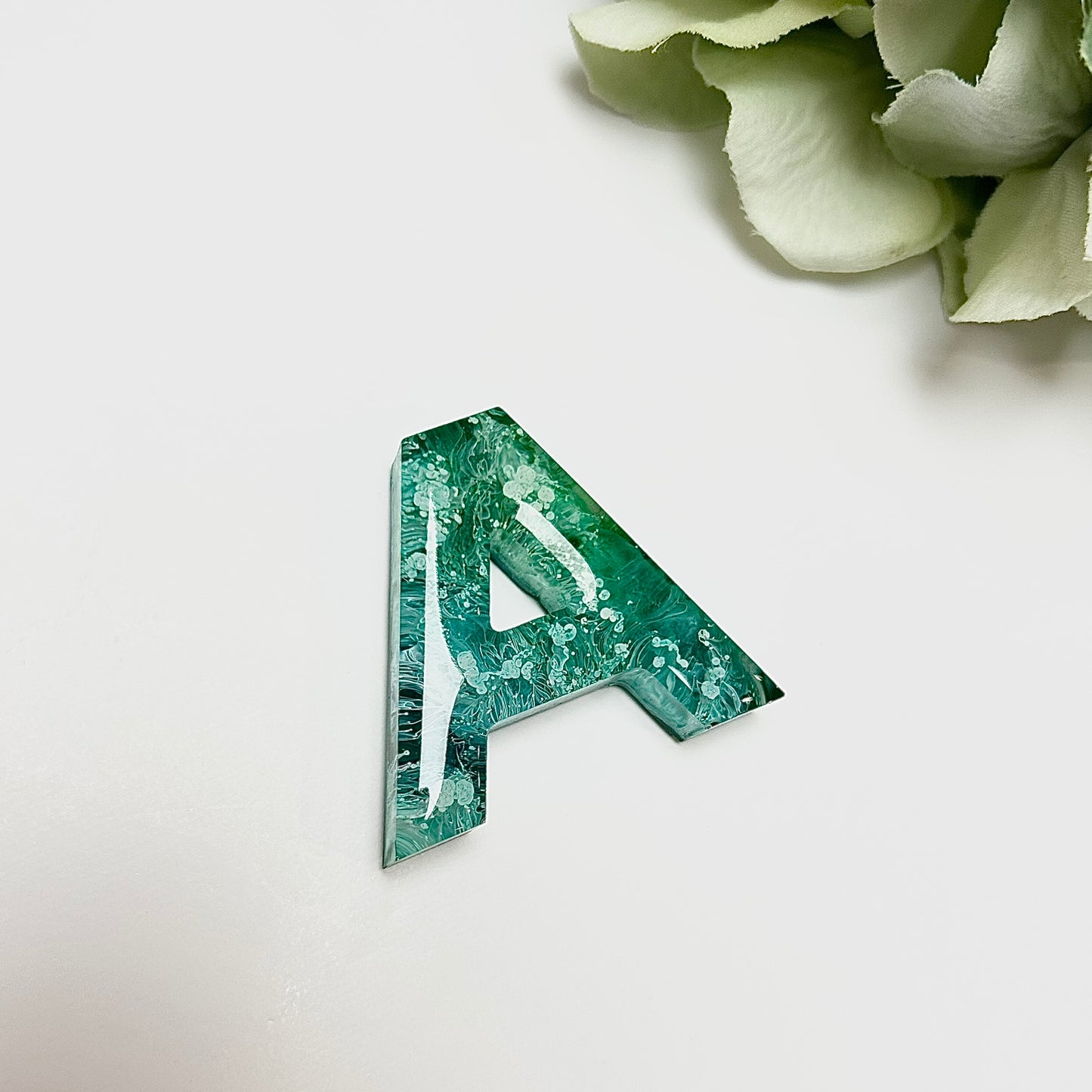 Resin Letter Magnet - A