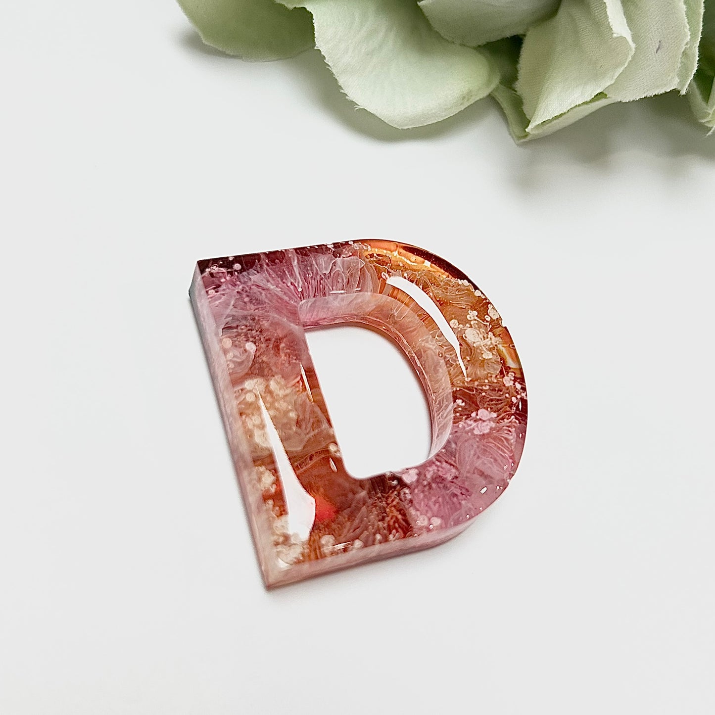 Resin Letter Magnet - D