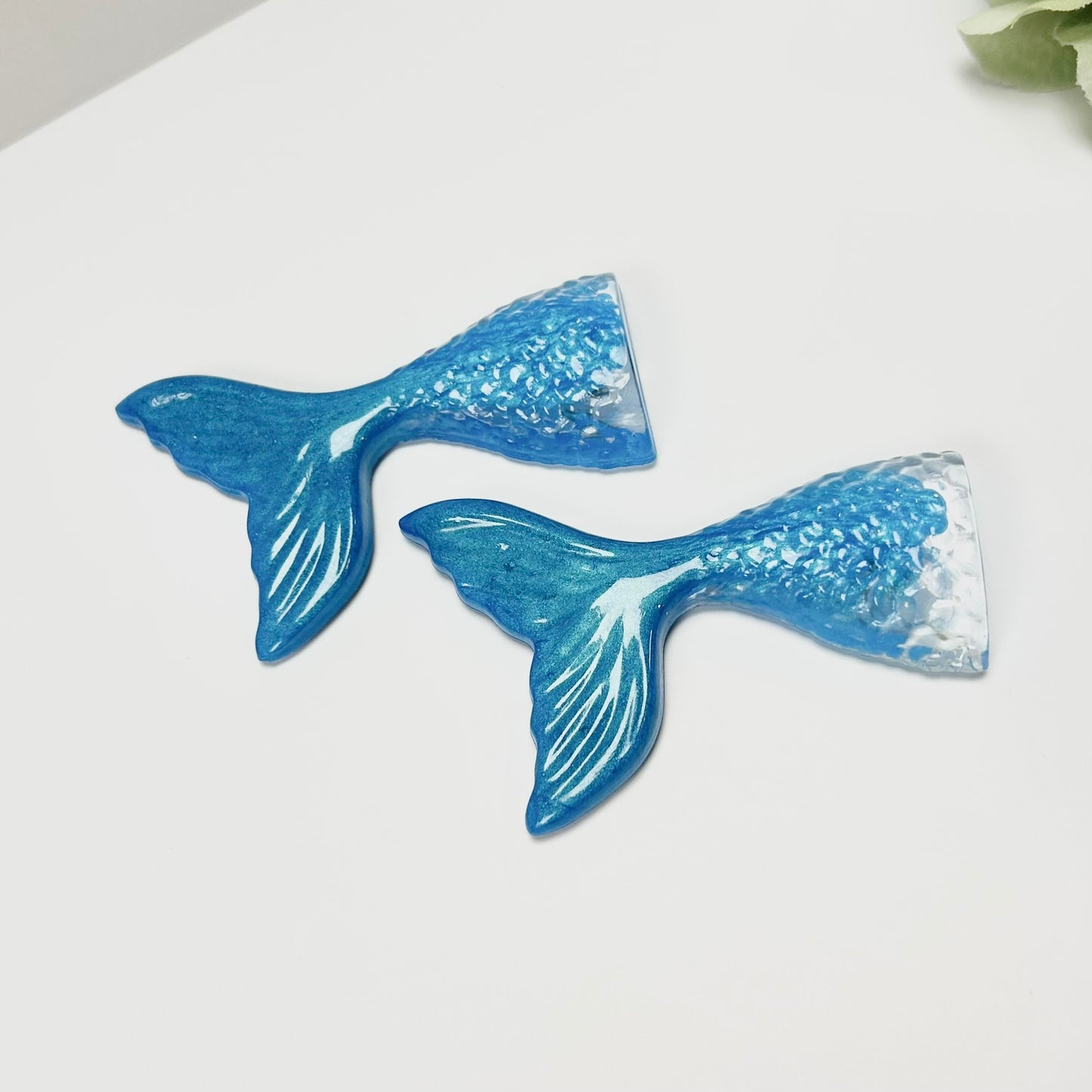 Resin Mermaid Magnet - Blue