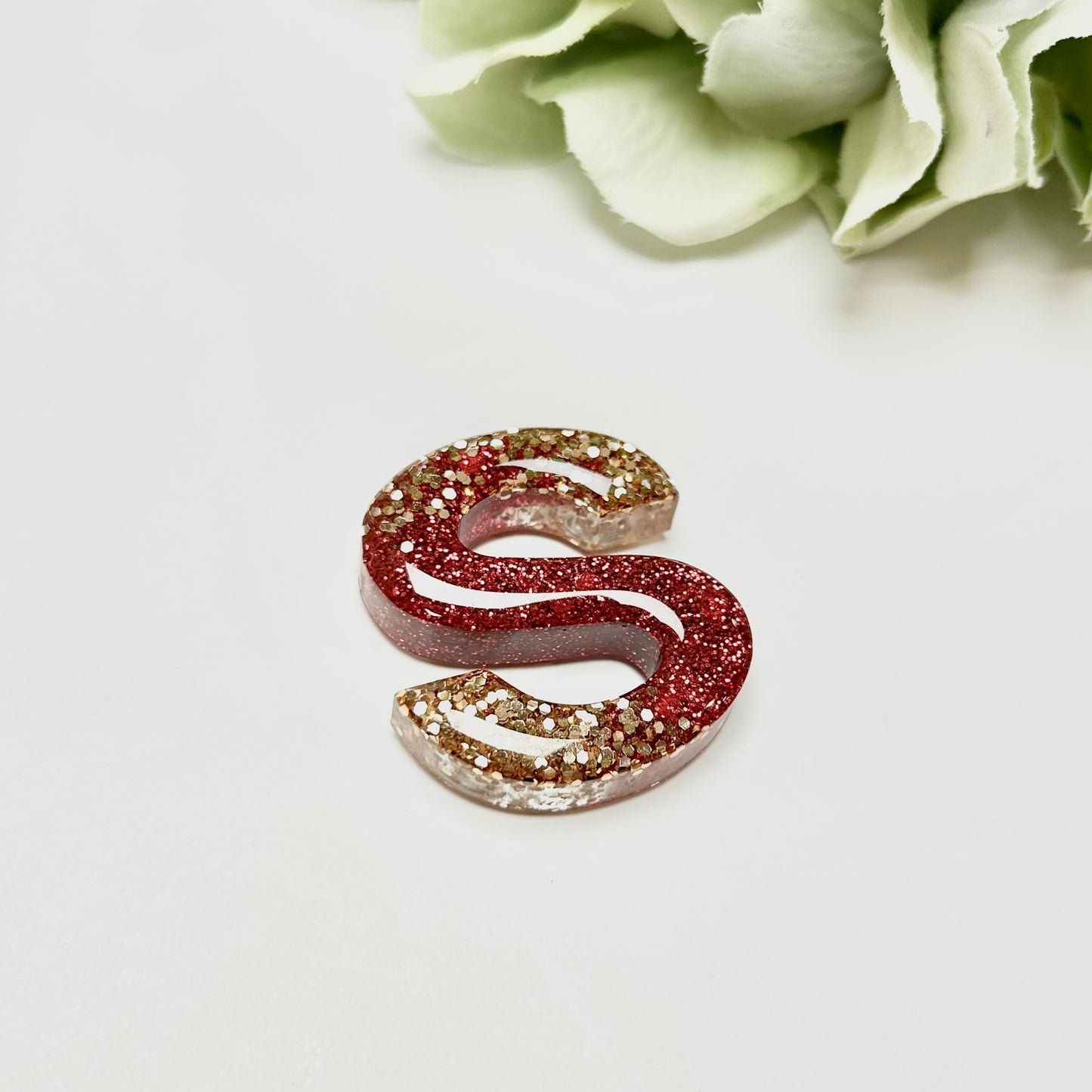 Resin Letter Magnet - S