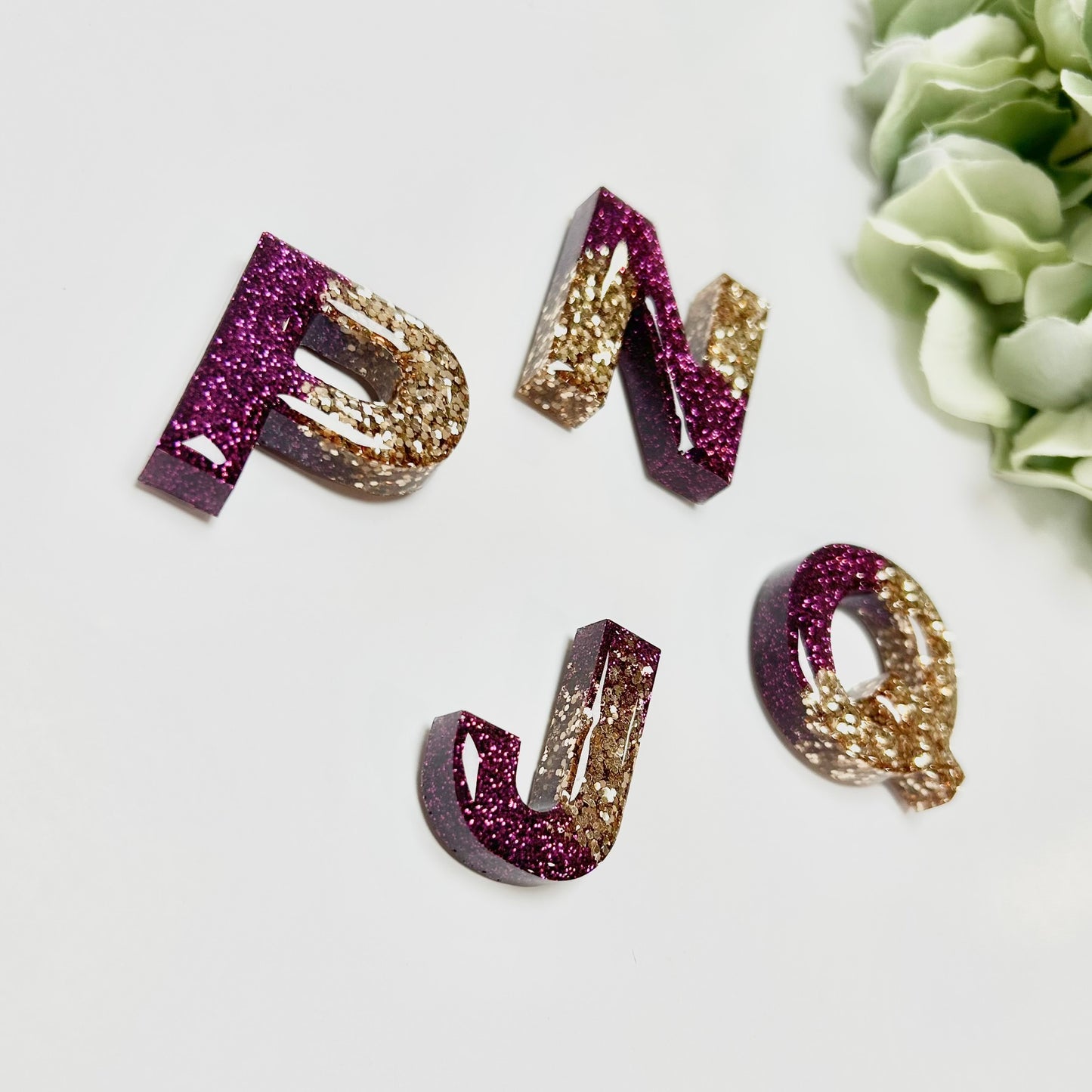 Resin Letter Magnet - N