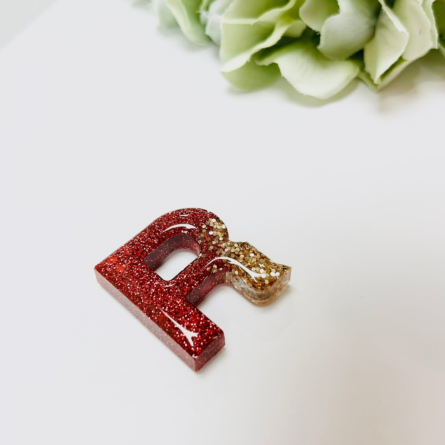 Resin Letter Magnet - R