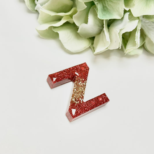 Resin Letter Magnet - Z