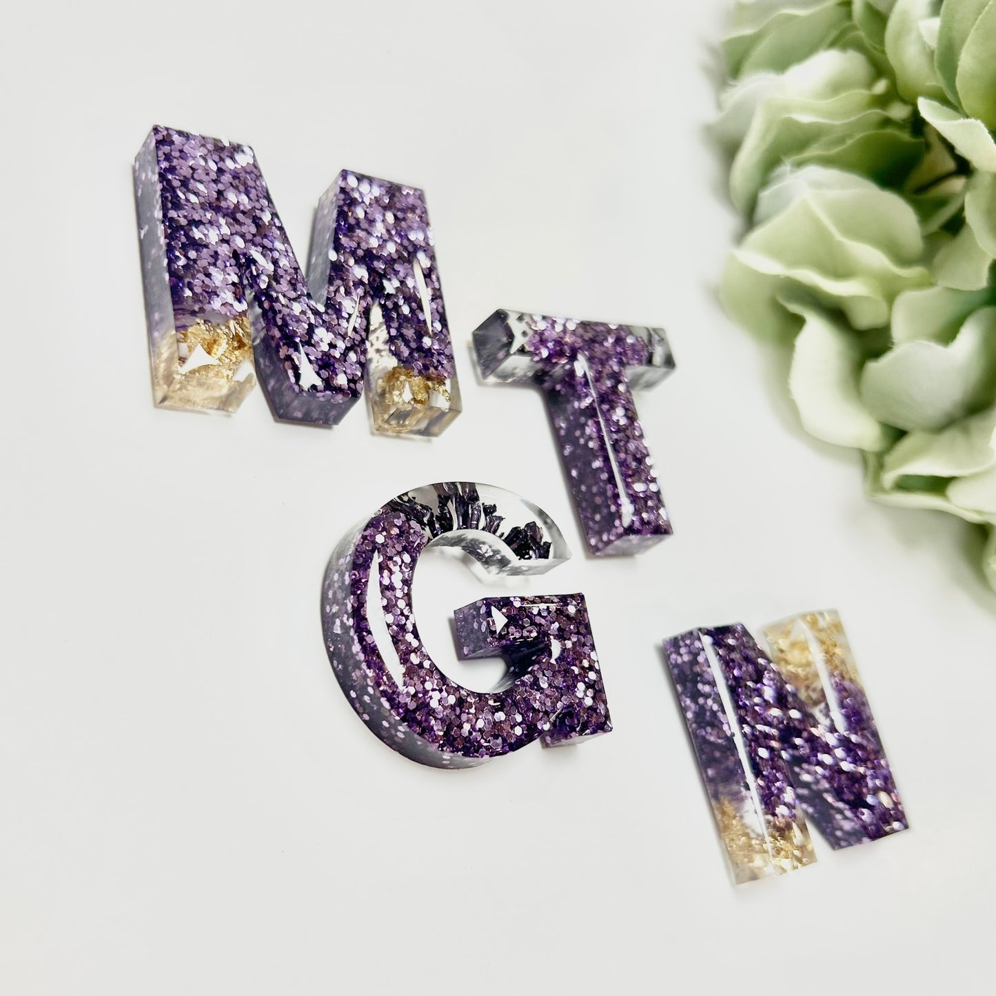Resin Letter Magnet - N