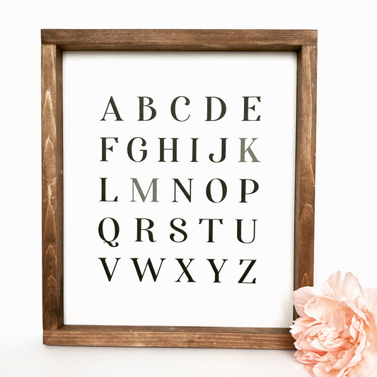 Alphabet Sign