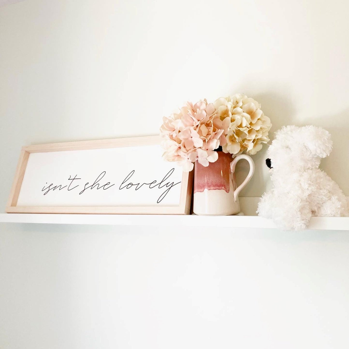 Isn't She Lovely Nursery Sign