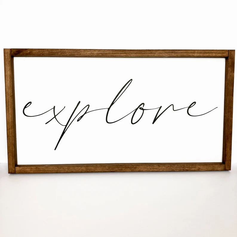 Explore Playroom Sign