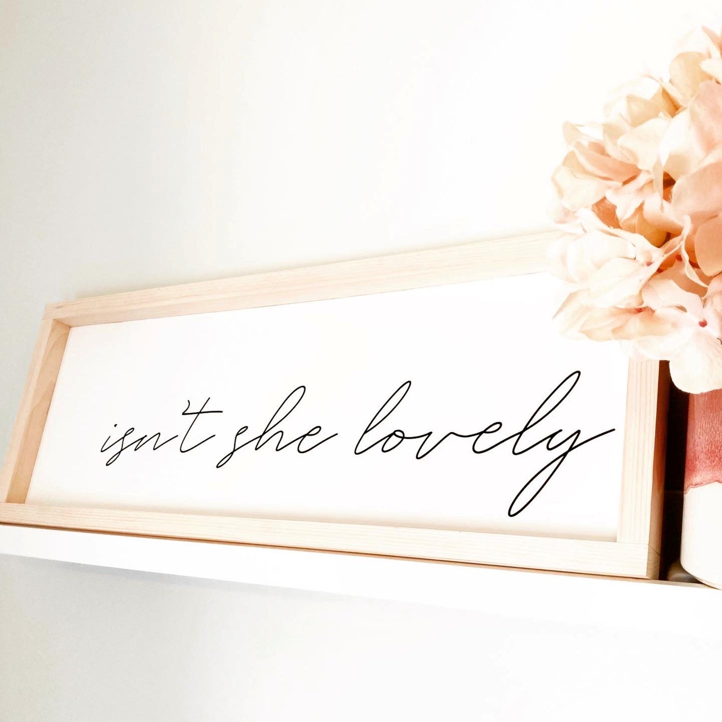 Isn't She Lovely Nursery Sign